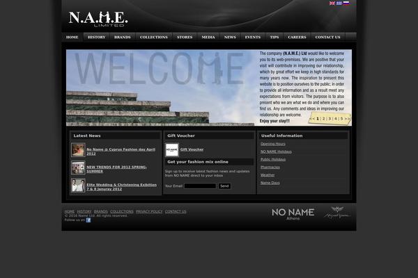 name-limited.com site used Wp Theme