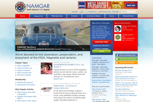 namgar.com site used Adventure Journal