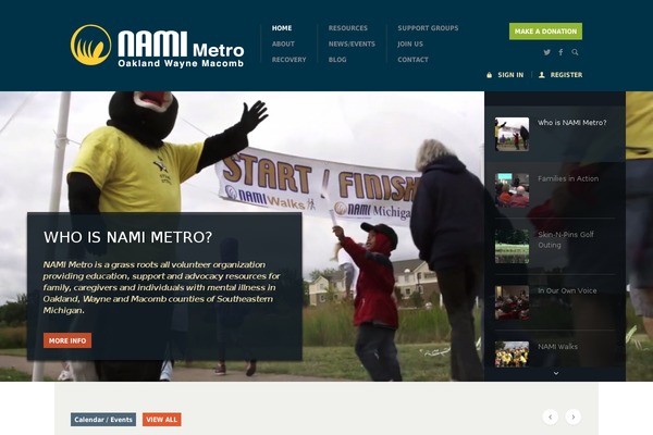 namimetro.org site used Nami-metro