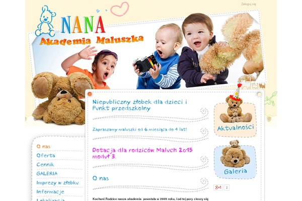 nana.szczecin.pl site used Misie