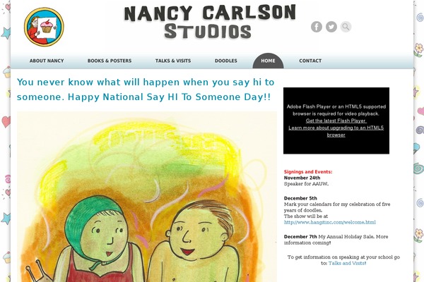 nancycarlson.com site used Carlson2012_pin