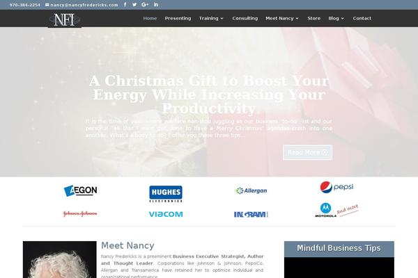 WordPress website example screenshot