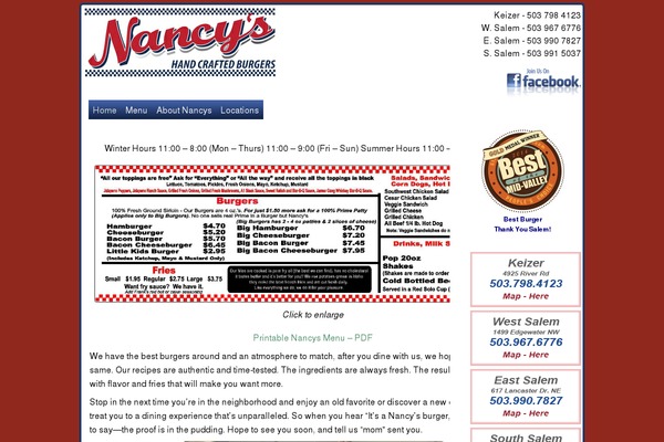 WordPress website example screenshot
