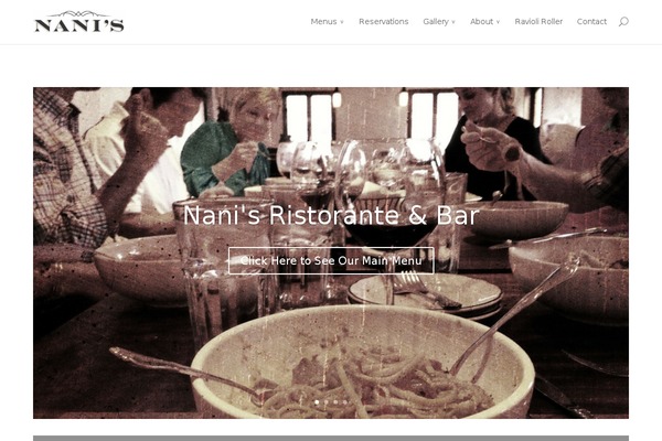 nanis.com site used Divi