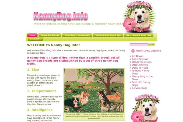 nannydog.info site used Nannydog