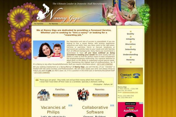 nannysgigs.com site used Nanny