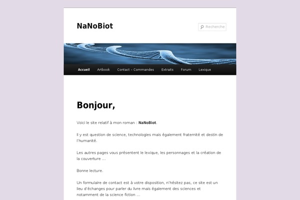 Twenty Eleven theme site design template sample