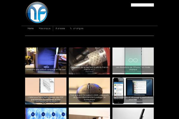 SimpleGrid theme site design template sample