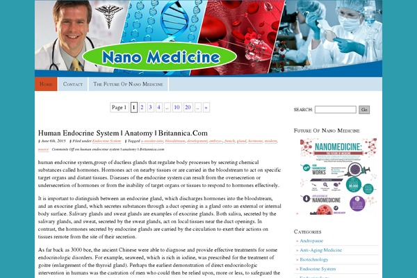 nanomedicine.tv site used Hanami