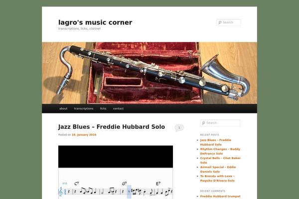Site using Audio Player plugin