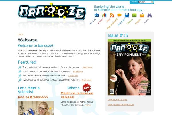nanooze.org site used Nanooze