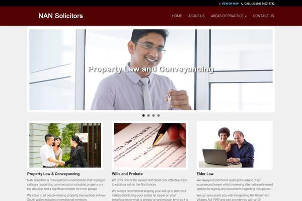 WordPress website example screenshot