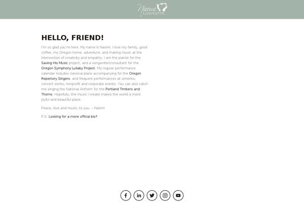 Juno theme site design template sample