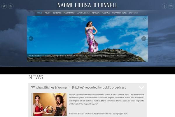naomioconnell.com site used Naomi