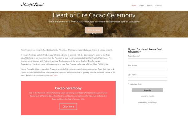 WordPress website example screenshot