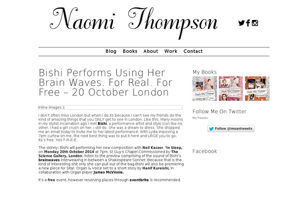 naomithompson.co.uk site used Naomi2014