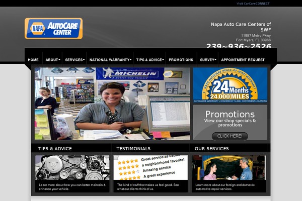 napaautocareswf.com site used Carcareconnect