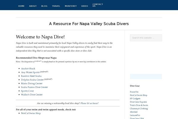 WordPress website example screenshot