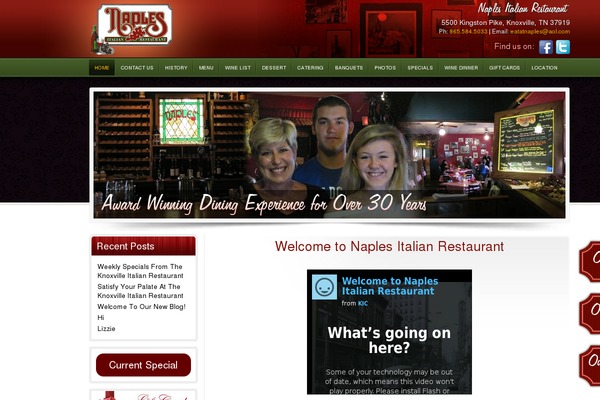 naplesitalianrestaurant.net site used Napels-italian