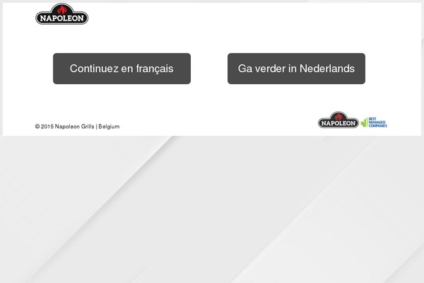 napoleongrills.be site used Belgium-napoleon-website-theme-2011