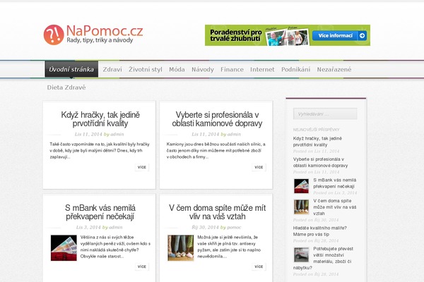 Site using Podclankova-inzerce plugin