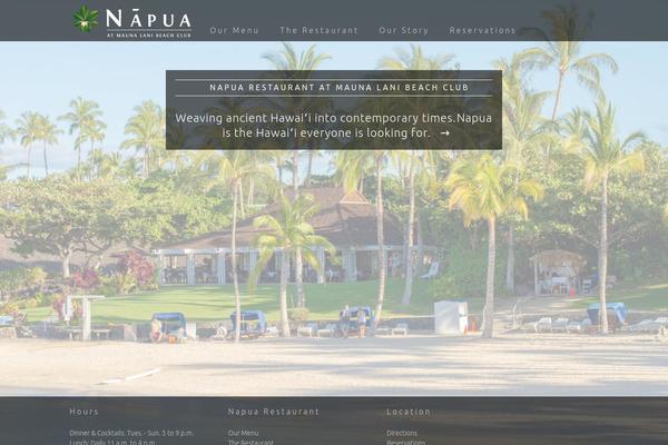 napuarestaurant.com site used Napua2