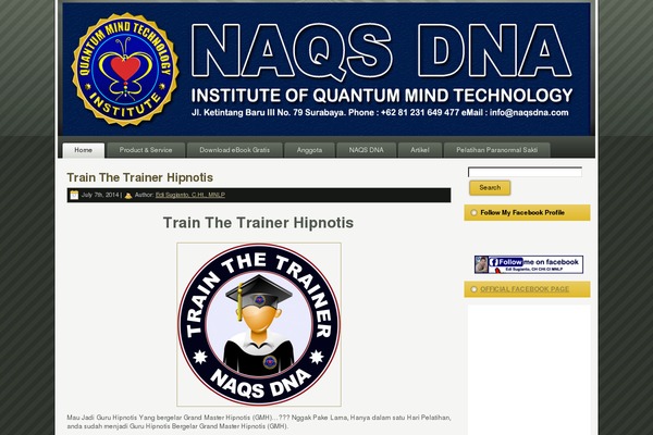 WordPress website example screenshot