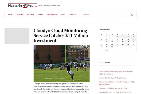 WordPress website example screenshot