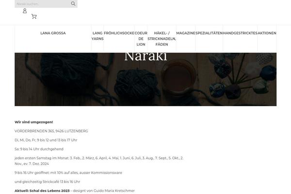 naraki.ch site used Naraki