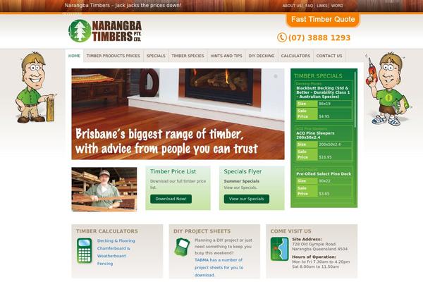 narangbatimbers.com.au site used Narangba-timbers