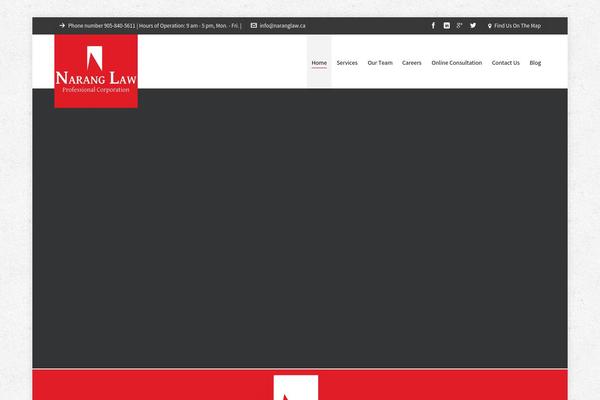 WordPress website example screenshot