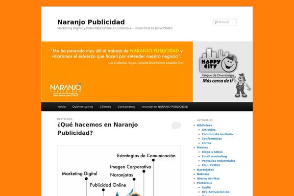 WordPress website example screenshot