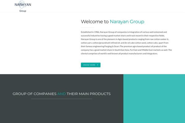 narayangroups.com site used Narayangroups