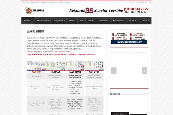 narbarkod.com site used Sahifa theme