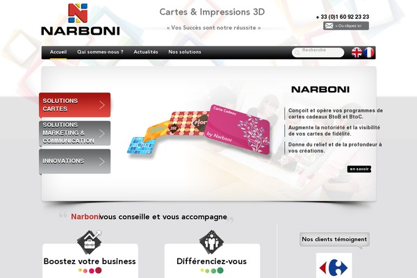 narboni.com site used Evisibilite