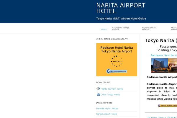 naritaairporthotel.com site used Eleven40-pro-hotel