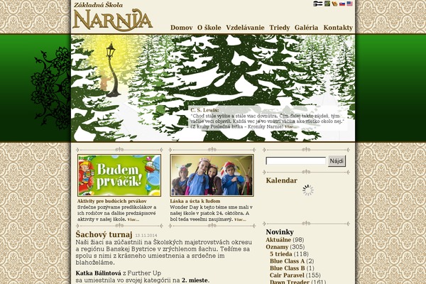 narniabb.sk site used Wp-narnia