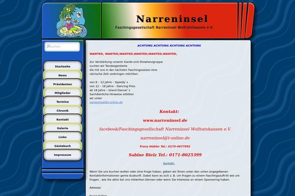 narreninsel.de site used Narreninsel