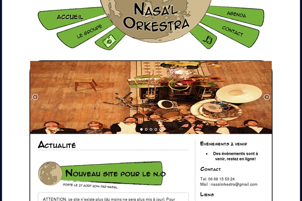 nasalorkestra.fr site used Nasal