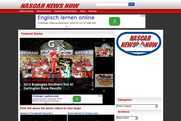 nascarnewsnow.com site used Theglobalsports