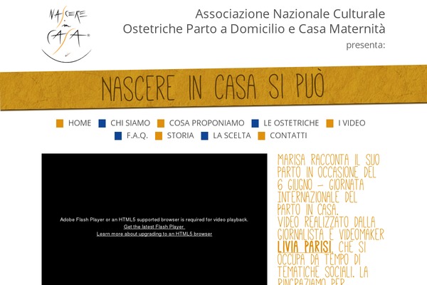 nascereacasa.it site used Acqualiofilizzata