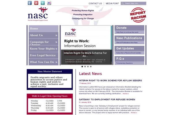 nascireland.org site used Nasc