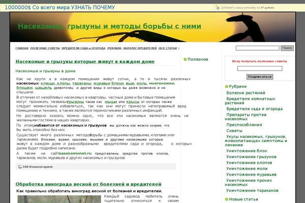 nasekomixnet.ru site used Blackgray-10