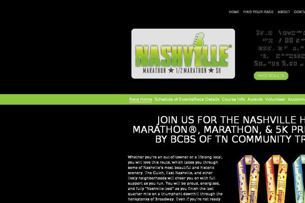 nashvillehalfmarathon.com site used Redshift