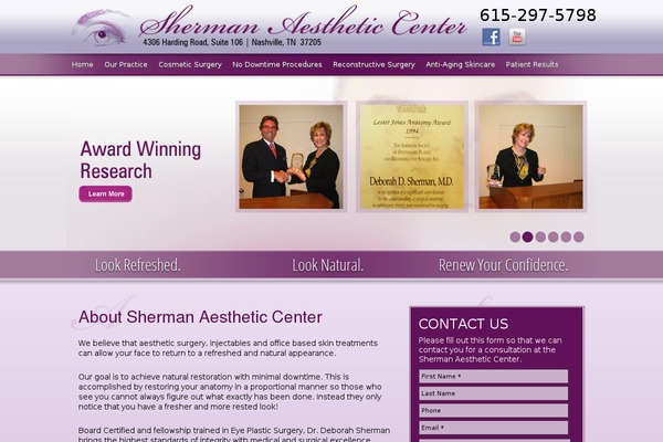 nashvillelidsurgery.com site used Sherman