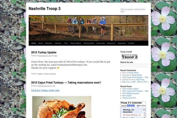 Twenty Ten theme site design template sample