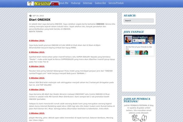 Postline theme site design template sample