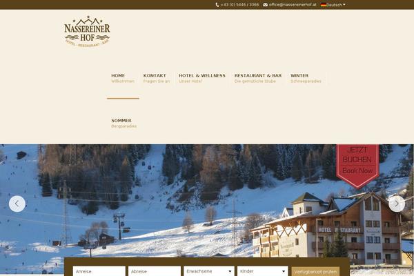 Soho Hotel theme site design template sample
