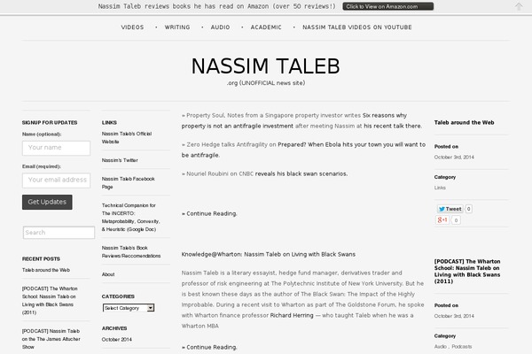 nassimtaleb.org site used Chronus