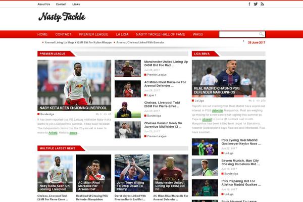 News Click theme site design template sample